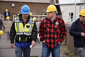 Governor Tim Walz visiting Duluth Wastewater Plant - 53483470908