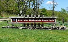 Grayson Highlands Sign-27527