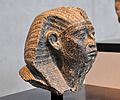 Head of Senusret III with youthful features. 12th Dynasty, c. 1870 BC. State Museum of Egyptian Art, Munich