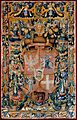 Heraldic tapestry of Žygimantas Augustas with Lithuanian coat of arms Vytis, Polish eagle and coats of arms of Volhynia, Smolensk, Kyiv voivodeships, circa 1548