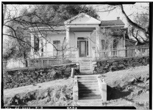 Historic American Buildings Survey Roger Sturtevant, Photographer Jan. 22, 1934 NORTH ELEVATION (FRONT) - Cady House, Dodge and Norlin Streets, Sonora, Tuolumne County, CA HABS CAL,55-SONO,2-3