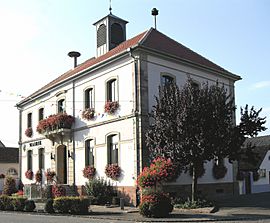 The town hall in Holtzwihr