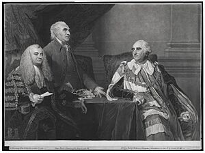 John Dunning, 1st Baron Ashburton; Isaac Barré; William Petty, 1st Marquess of Lansdowne (Lord Shelburne) by Sir Joshua Reynolds