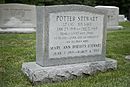 Gravesite of Justice Potter Stewart at Arlington National Cemetery in Arlington, Virginia