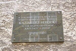 Kazimierz-Serocki-plaque-in-Torun-Poland