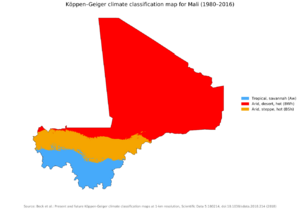 Koppen-Geiger Map MLI present