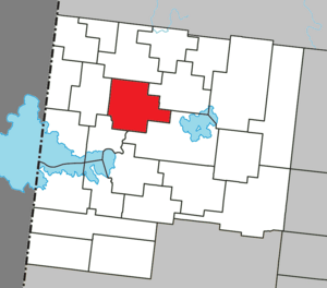 Location within Abitibi-Ouest RCM.