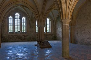 Lacock Abbey Chapter House, Wiltshire, UK - Diliff