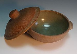Leach pottery-soup bowl