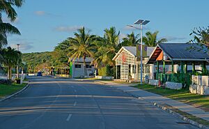 Main street of Alofi