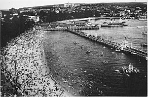 Manly Beach historic photo