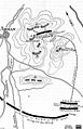 Map depicting troop movements during the First Battle of Amman