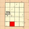 Map highlighting Chestnut Township, Knox County, Illinois