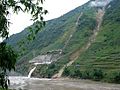 Micro-hydro Salween River in Yunnan Province, China