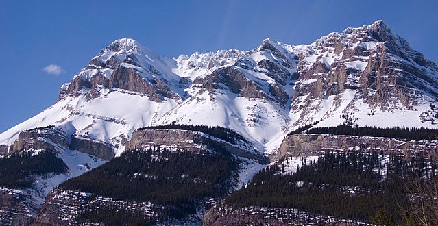 Mount Wilson in Banff National Park, Canada