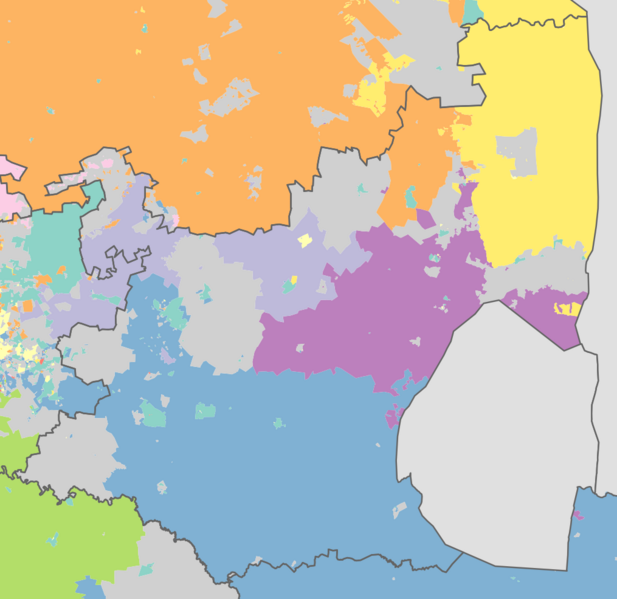 Mpumalanga dominant language map
