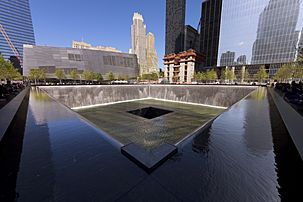 New York - National September 11 Memorial South Pool - April 2012 - 9693C