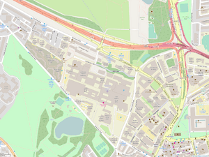 Newcastle University Open Street Map
