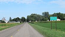 North Star, Michigan road signage