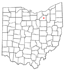 Location of Medina, Ohio