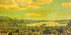 Painting of Augusta by Thomas Turner, 1830s
