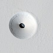 Pavonis Mons lava tube skylight crop
