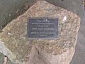 Plaque of Punt Flats cemetery Bairnsdale