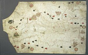 Portolan chart of Gabriel de Vallseca (1447)