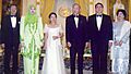 President Gloria Macapagal-Arroyo with Malaysian Prime Minister Mahathir Mohamad, their Majesties Raja Permaisuri Agong and Yang Di-Pertuan Agong Sultan Salahuddin Abdul Aziz Shah