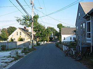 Residential street, Provincetown