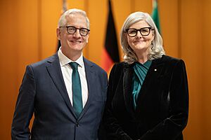 Sam Mostyn and Simeon Beckett 2024 (interior)