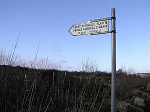 Sign for Prince Connell's Grave - geograph.org.uk - 1119118