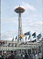 Space Needle at World's Fair, 1962