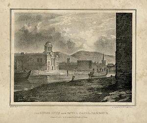 The King's Inns and Royal Canal Harbour (BM 1955,0106.5.17)