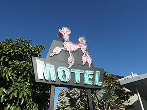 The Pink Poodle sign