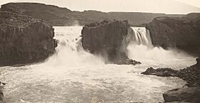 Twin Falls Snake River Idaho, O.S.L.R.R. C.R. Savage, Salt Lake. (cropped)