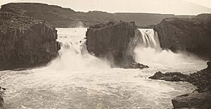 Twin Falls Snake River Idaho, O.S.L.R.R. C.R. Savage, Salt Lake. (cropped)