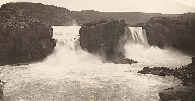 Twin Falls Snake River Idaho, O.S.L.R.R. C.R. Savage, Salt Lake. (cropped)