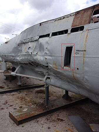 U-534 Aft Starboard Side