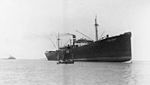 USAT Irvin L. Hunt stranded in the Makassar Strait 1941.jpg