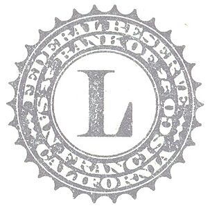 United States one dollar bill, fed seal L