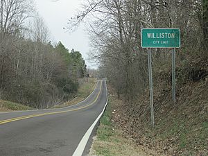 Williston city limits