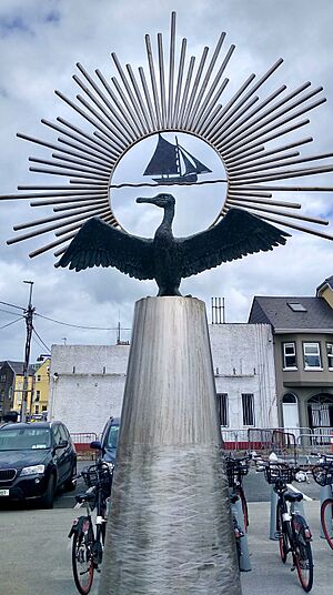 "Claddagh Icon" (2009) by John Coll, Father Griffin Road, Galway