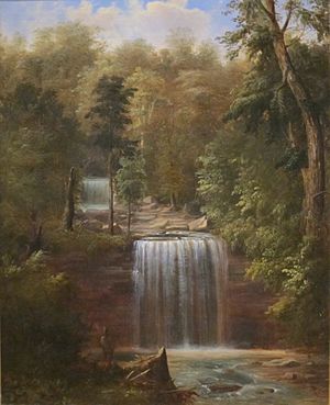 'Minneopa Falls, Minnesota' by Robert S. Duncanson, Cincinnati Art Museum
