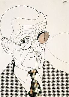 43. Adolf Hoffmeister, James Joyce, 1966