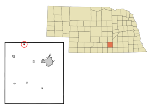 Location of Prosser, Nebraska
