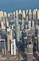 Aerial View of Jumeirah Lakes Towers