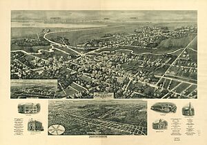 Aero-view of Absecon, New Jersey 1924. LOC 75694711