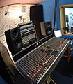 Allen & Heath GS3000 mixing console in The Furnace residential recording studio