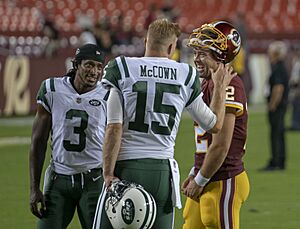 Andre Roberts, Josh McCown, Colt McCoy (44083782361)